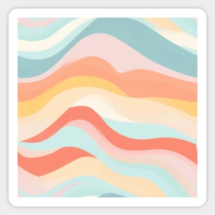 Autumn Nostalgia: Retro Pastel Doodle Delight Sticker